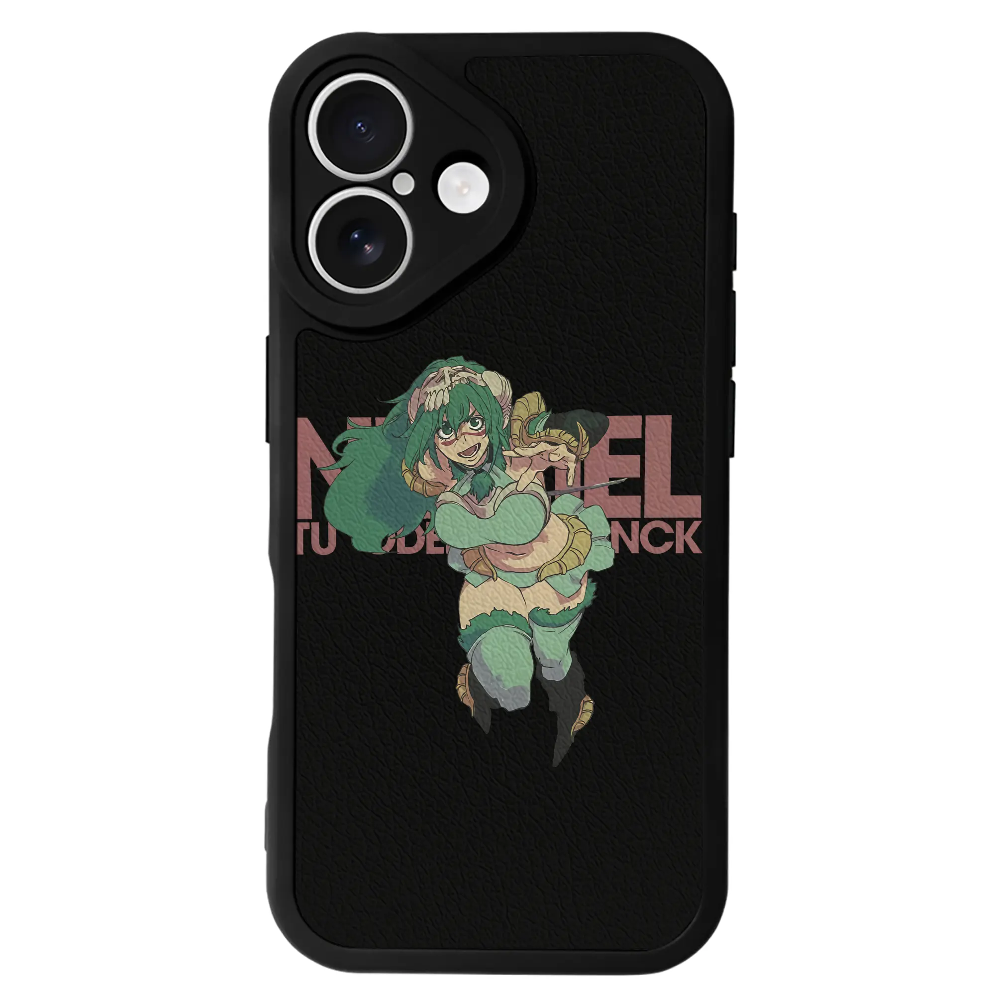 ブリーチ グッズ ネリエル・トゥ・オーデルシュヴァンク - IPhone 16シリーズ対応 ・ シリコンスマホケース ・ レザー調 ・ 高精度フィット ・ 耐衝撃 ・ ワイヤレス充電対応 ・ 精密カット